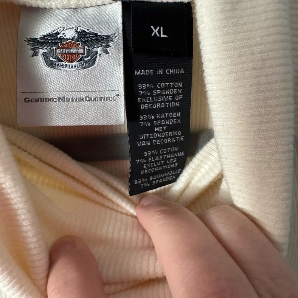 Harley-Davidson Rib Knit Embellished Turtleneck - Picture 6 of 6